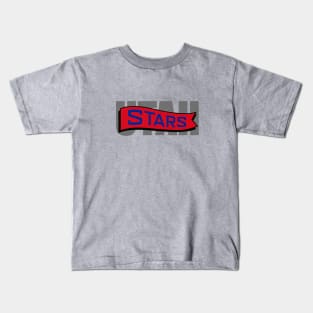 Defunct Utah Stars ABA Basketball Kids T-Shirt